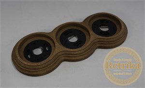 Рамка тройная "Старое дерево" Retrika, Винтаж RD-03121