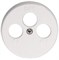 Накладка розетки  TV+FM+SAT Vintage, ,белая 885404-1 - фото 10724