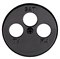 Накладка розетки  TV+FM+SAT Vintage, черная 885408-1 - фото 10725