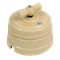 Выключатель фарфоровый ретро, слоновая кость, МезонинЪ, GE70401-02 GE70401-02 - фото 12458