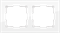 Рамка на 2 поста (белый,стекло) W0021101 W0021101 - фото 12541
