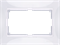 Рамка для двойной розетки (белый, basic) W0082001 W0082001 - фото 12613