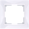 Рамка на 1 пост (белый, basic) W0012001 W0012001 - фото 12614