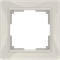 Рамка на 1 пост (слоновая кость, basic) W0012003 W0012003 - фото 12626