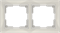 Рамка на 2 поста (слоновая кость, basic) W0022003 W0022003 - фото 12627