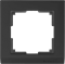 Рамка на 1 пост (черный) W0011808 W0011808 - фото 12660