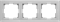 Рамка на 3 поста (серебряный) W0031806 W0031806 - фото 12670