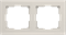 Рамка на 2 поста (слоновая кость) W0021803 W0021803 - фото 12674