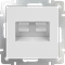 Розетка двойная Ethernet RJ-45 (белая) W1181101 W1181101 - фото 12712