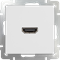 Розетка HDMI (белый) W1186001 W1186001 - фото 12715