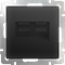 Розетка двойная Ethernet RJ-45 (черный матовый) W1182208 W1182208 - фото 12788
