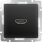 Розетка HDMI (черный матовый) W1186008 W1186008 - фото 12791