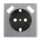 Накладка для USB розетки (глянцевый никель) W1179502 W1179502 - фото 12850