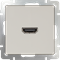Розетка HDMI (слоновая кость) WL03-60-11 WL03-60-11 - фото 12999