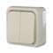 Выключатель дыухклавишный STANDART LK STUDIO 811101 811101 - фото 15339
