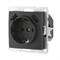 Розетка Черная с з/к с двумя USB LK60 LK STUDIO 868008 868008 - фото 15460