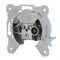Механизм розетки TV+FM LK60 865200-1 865200-1 - фото 15638
