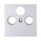 Накладка розетки TV+FM+SAT 2 (3) (серебро) LK80 845203 845203 - фото 15966