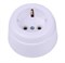 Ретро розетка пластиковая, белая, Вектор, Interior Electric SCIE/W-01-пл SCIE/W-01-пл - фото 21478