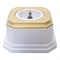 Ретро розетка пластиковая, белая, фигурная, Salvador, PL12.2WT.NK PL12.2WT.NK - фото 22207