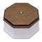 Коробка распределительная ретро, пластиковая, белая, фигурная, Salvador, PL.BOX.2WT.DK PL.BOX.2WT.DK - фото 22260
