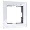 Рамка на 1 пост Acrylic (белый) W0012701 W0012701 - фото 22683