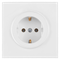 Розетка РС16-0302 белый, Прованс, Bylectrica РС16-0302 белый - фото 22999