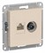 Беж Розетка двойная комп+ТВ, RJ45+TV, кат.5E, механизм Systeme Electric AtlasDesign ATN000289 ATN000289 - фото 25352
