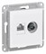 Бел Розетка двойная ТВ + компьютерная RJ45, кат. 5Е Systeme Electric AtlasDesign ATN000189 ATN000189 - фото 25353
