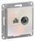 Жемчуг Розетка двойная комп+ТВ, RJ45+TV, кат.5E, механизм Systeme Electric AtlasDesign ATN000489 ATN000489 - фото 25356