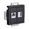 Карбон Розетка двойная HDMI+RJ45, кат.5Е, механизм Systeme Electric AtlasDesign ATN001082 ATN001082 - фото 25358