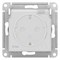 Aqua Бел Розетка с/з со шторками с крышкой, 16А, IP44, механизм Systeme Electric AtlasDesign ATN440146 ATN440146 - фото 25365