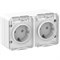 Profi54 Наруж Белый Розетка 2-ая с/з со шт., 16А 250B IP54 Systeme Electric AtlasDesign ATN540126 ATN540126 - фото 25376